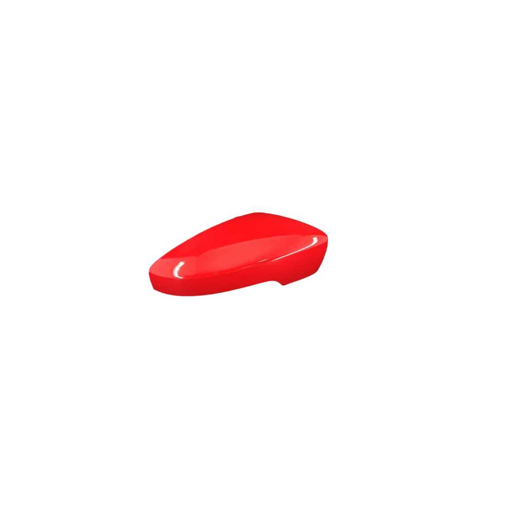Capa Espelho Retrovisor Vw Spacefox 2011 2012 2013 2014 Para Pisca Lado Passageiro Vermelho Tornado