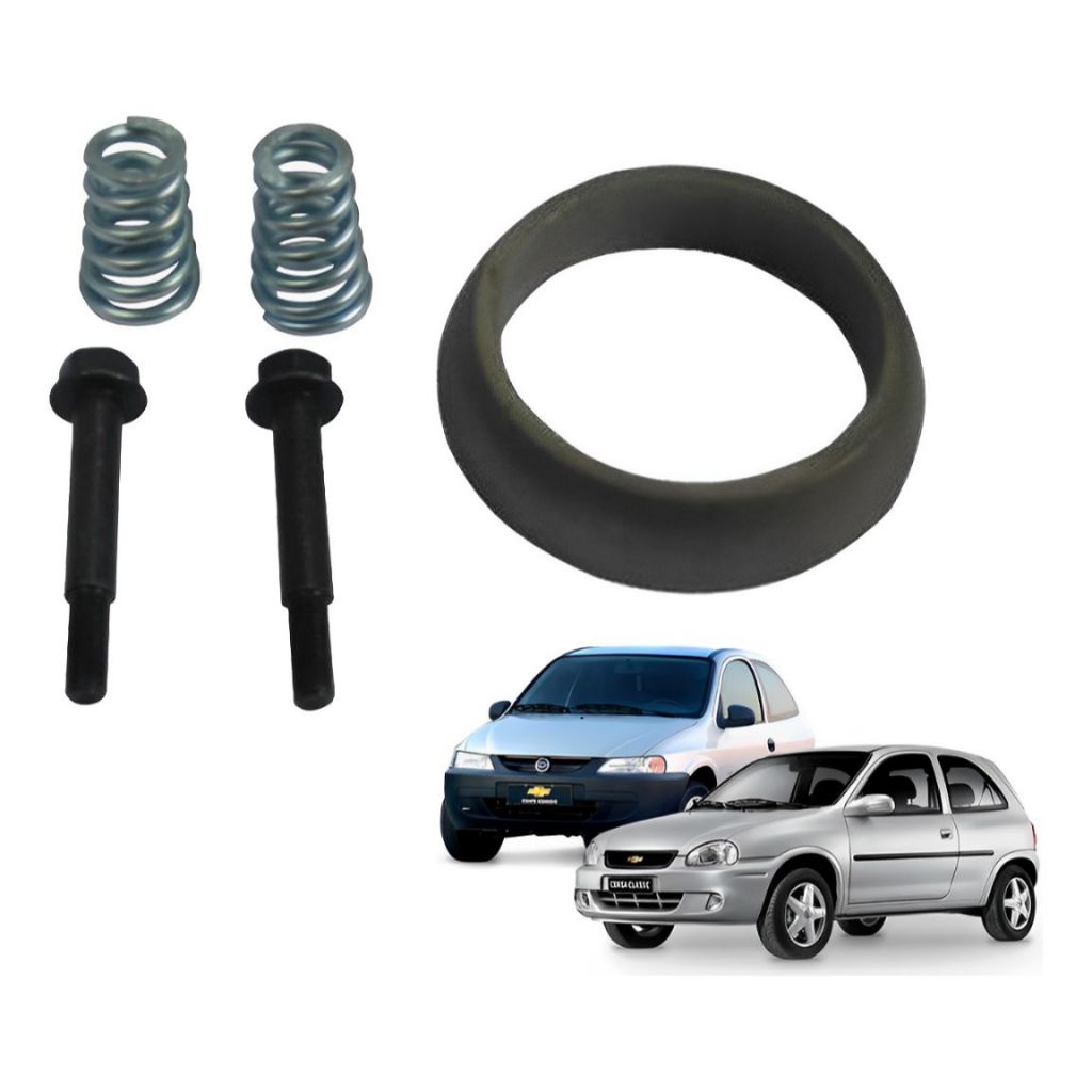 Kit Anel Vedação Escapamento Silencioso Corsa 1994 A 2001