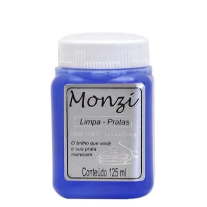 Limpa Prata Monzi 125 ml Limpa Corrente Prata Pulseira Brilho em Oferta na Shopee