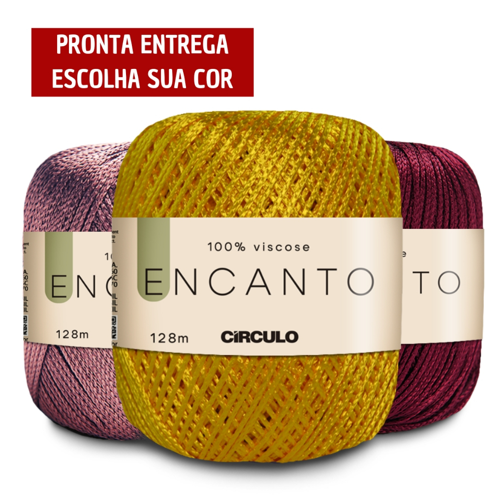 Fio Encanto Círculo 100g - 128 Metros - Vestuário / Tassels / Moda e Franjas