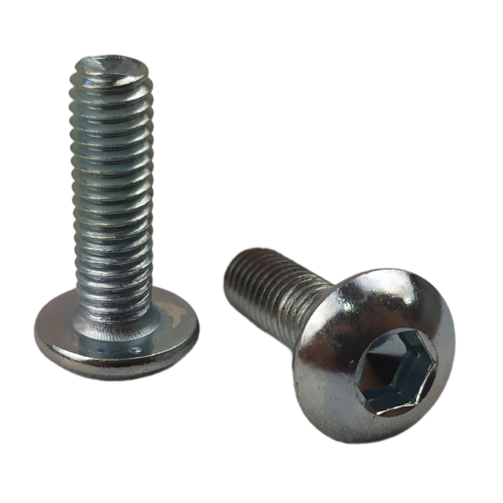 Parafuso Allen Cabeça Abaulada Metal M6 x 20 mm - 50 Peças em Oferta na Shopee