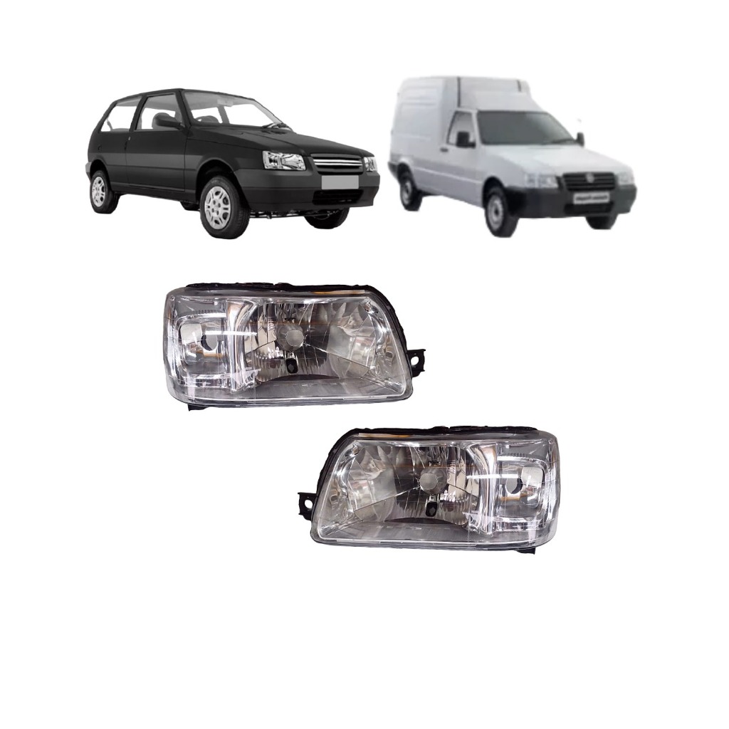 Par Do Farol Uno e Fiorino Fire Pitbull 2004 2005 2006 2007 2008 2009 2010