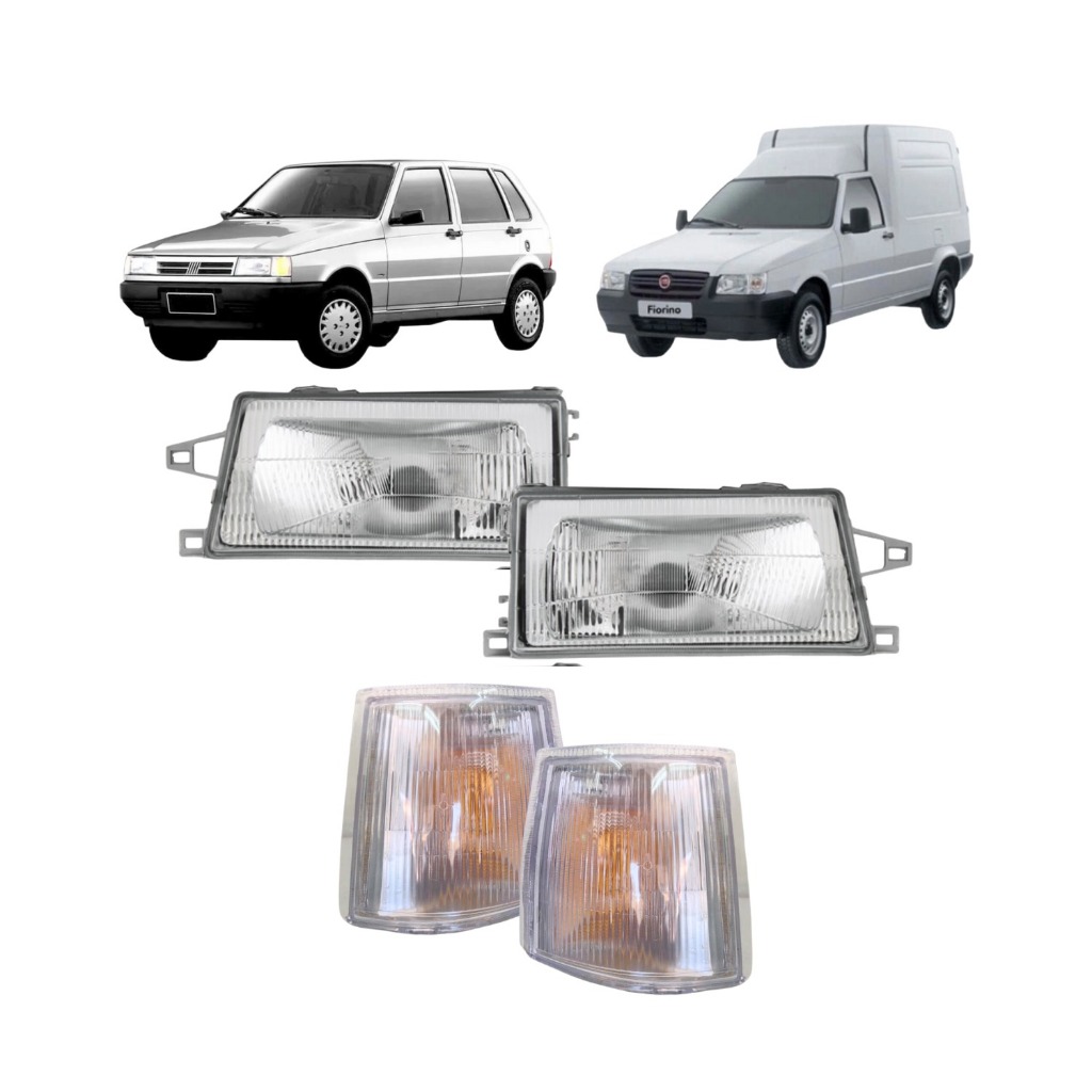 Par Farol + 2 pisca premio/Elba todos uno/fiorino 1991 1992 1993 1994 1995 1996 1997 1998 1999 2000 2001 2002 2003 2004