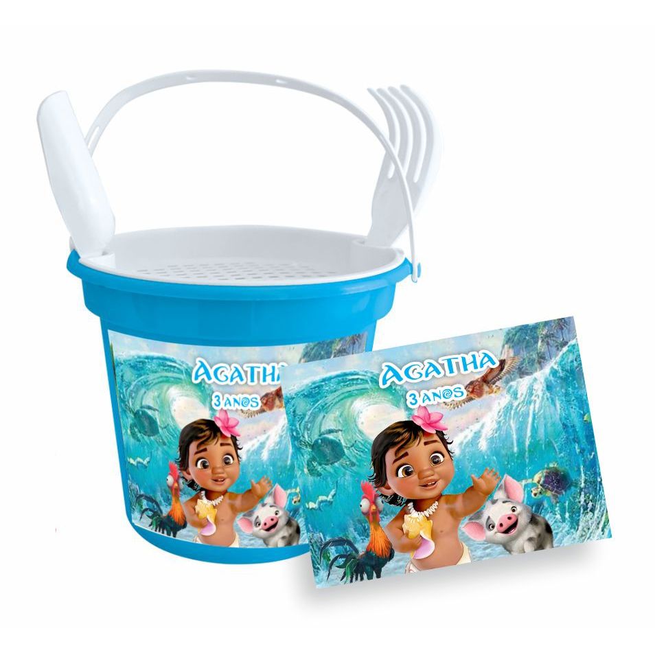 Moana Baby Adesivos Para Balde de Praia em Oferta na Shopee