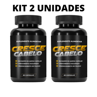 KIT 2 Cresce Cabelo 500mg - Fim da Calvice em Oferta na Shopee