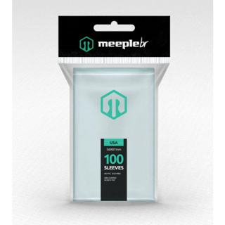 Sleeve MeepleBR USA Padrão 56 x 87 - 100 unidades em Oferta na Shopee