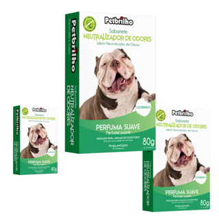 Sabonete Petbrilho 80g: Neutraliza Odores Fortes e Deixa a Pelagem Macia e Brilhante em Oferta na Shopee