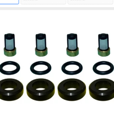 KIT REPARO PARA BICO INJETOR TOYOTA COROLLA 1.8 95/02 DENSO (04 FILTROS, 08 ANEIS, 08 VEDACOES) (BICO INJETOR 232501616)