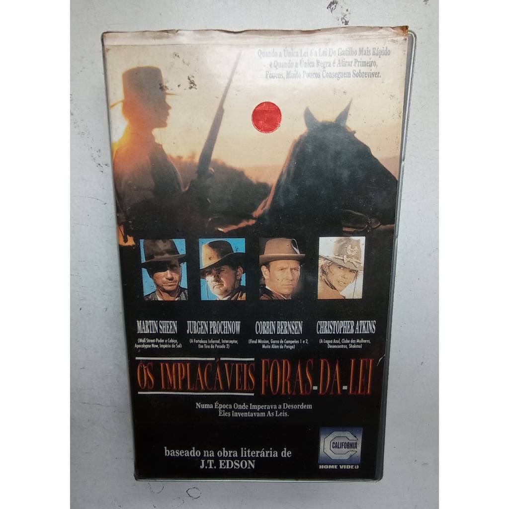 Filme Vhs - Os Implacáveis Foras Da Lei (guns Of Honor) 1994