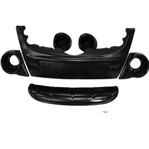 Kit Spoiler Parachoque Apliques Frontal Gol Rallye G4 Vw Molduras - Direto da Fabrica