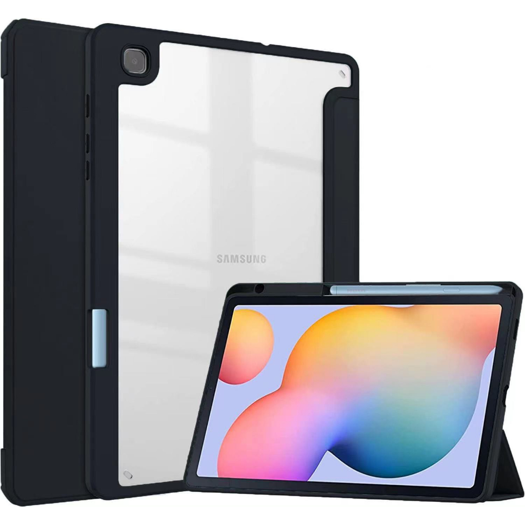 Capa Case Acrílico Para Samsung Galaxy Tab S6 Lite 10.4” SM-P610/P615/P613/P619/P620 Com Suporte Caneta em Oferta na Shopee