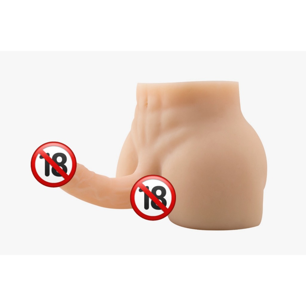 Masturbador Masculino, com Pênis Realístico, e anus penetrável de Silicone 25.5.16cm 3.650kg
