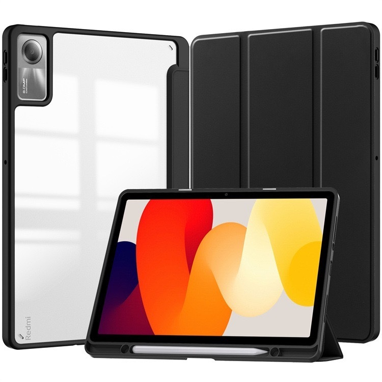 Capa Magnética Acrílica Para Xiaomi Redmi Pad SE 11" E Redmi SE 8.7 Polegadas (2023) Com Suporte Caneta