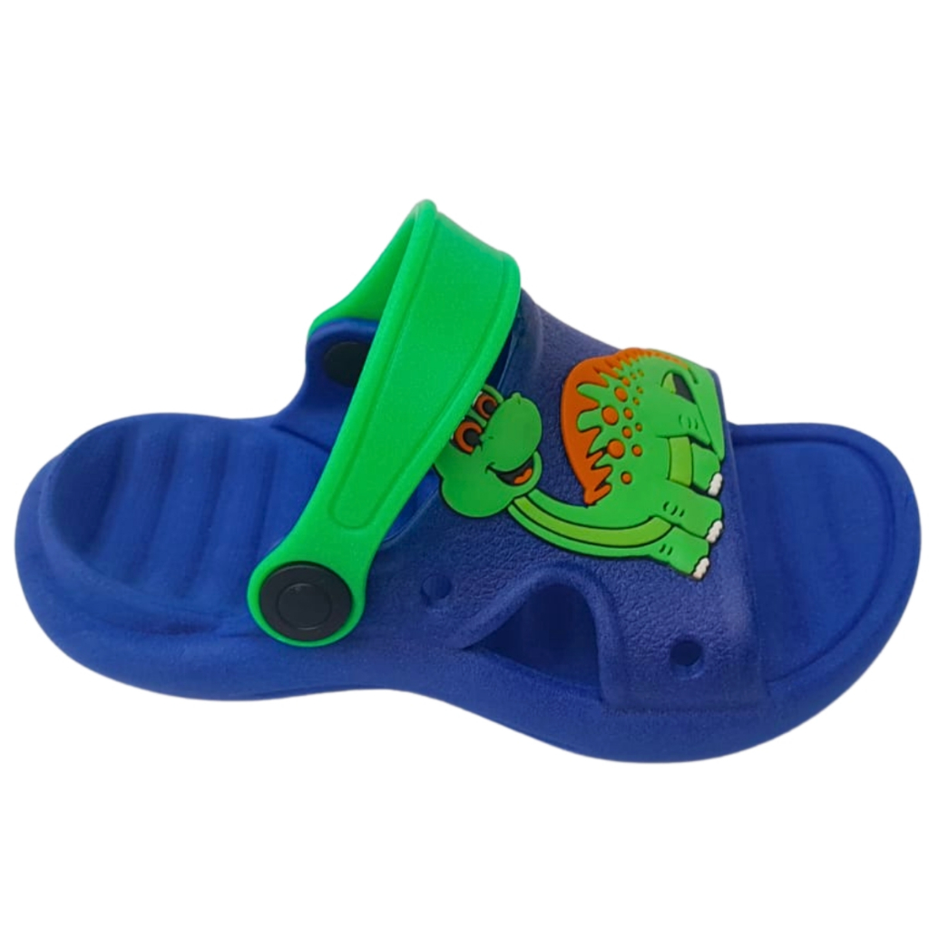 Papete Sandália Infantil Masculino Chinelo Dinossauro Menino Presente Aniversário Volta às Aulas