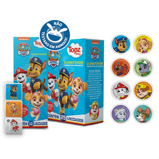 Curativo Flexível Patrulha Canina 10/25 Unidades Topz em Oferta na Shopee