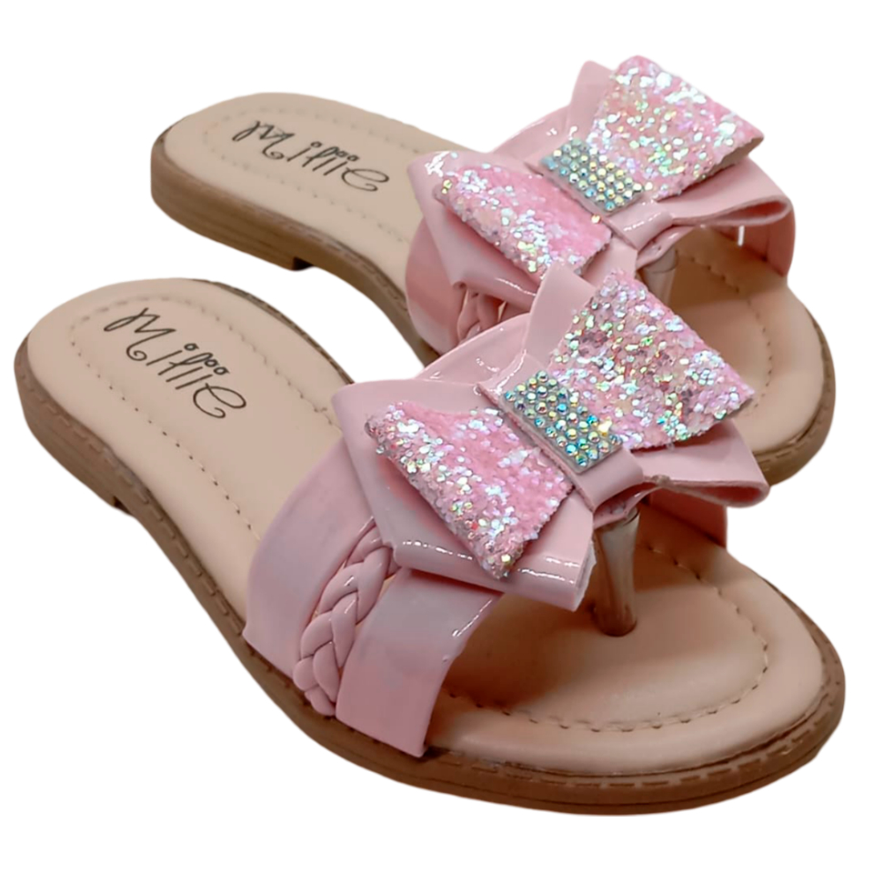 Rasteirinha infantil feminina menina cores miliie