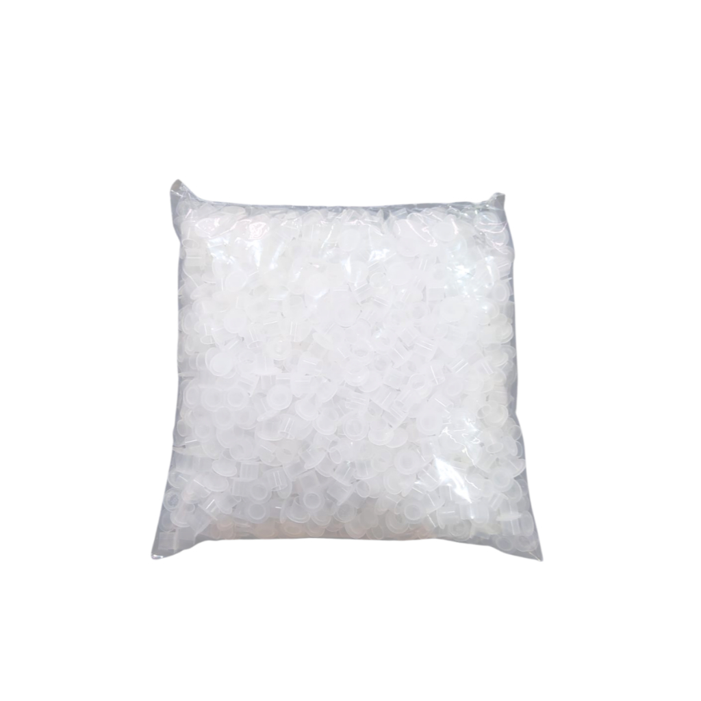 Batoque Tatuagem Pequeno P Transparente 1000 Unidades Tattoo OFERTA RELÂMPAGO