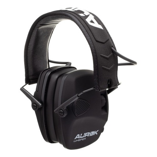 Abafador Protetor Auricular Eletronico Esporte Aurok Whisper Preto