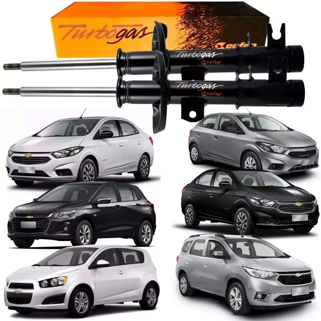 Par Amortecedor Dianteiro Cofap Prisma Onix Joy Sonic Spin