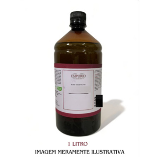 1 Litro- óleo vegetal- prensado e extraído a frio- desodorizado-vegano-acompanha laudo técnico- pele- cabelo-unha em Oferta na Shopee