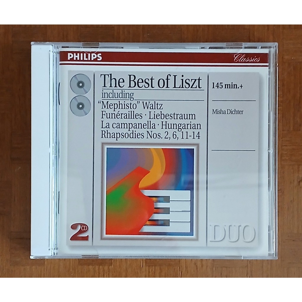2 Cds The Best Of Liszt Misha Dichter Philips