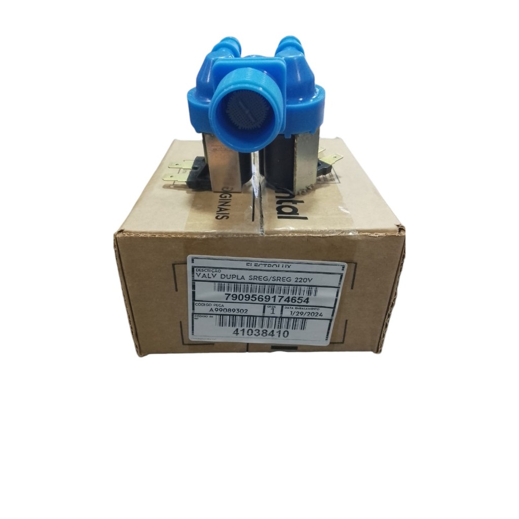 Válvula Agua Dupla Lavadora Electrolux Ltd11 Ltd13 220v - A99089302 Original