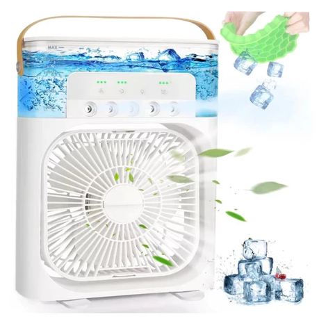 Mini Ar Condicionado Ventilador Umidificador Climatizador CORES ALEATORIAS-QX