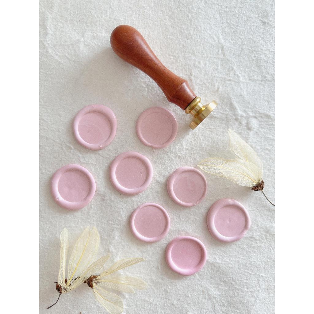 Lacres de cera Cor Rosa Baby 100un convite de casamento - Envio Imediato