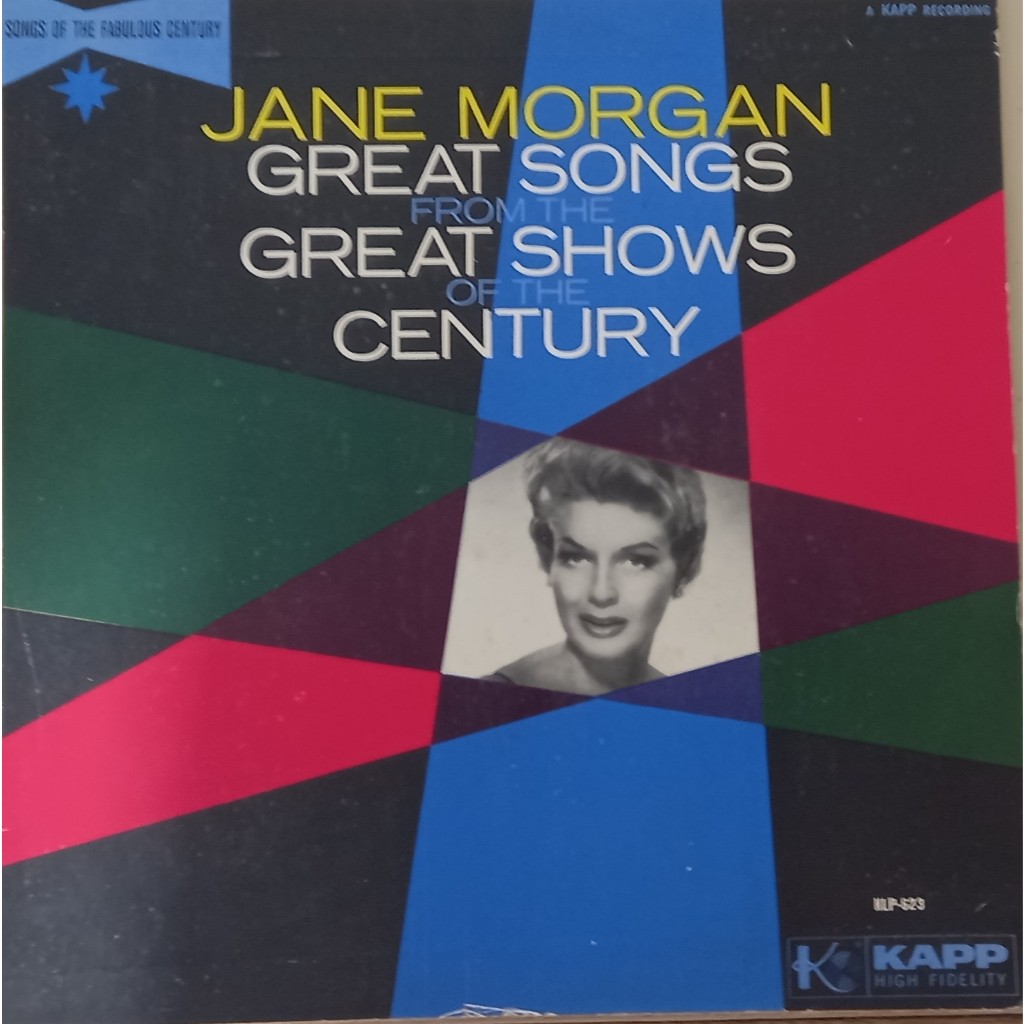 Lp Jane Morgan Great Songs Great Shows Century