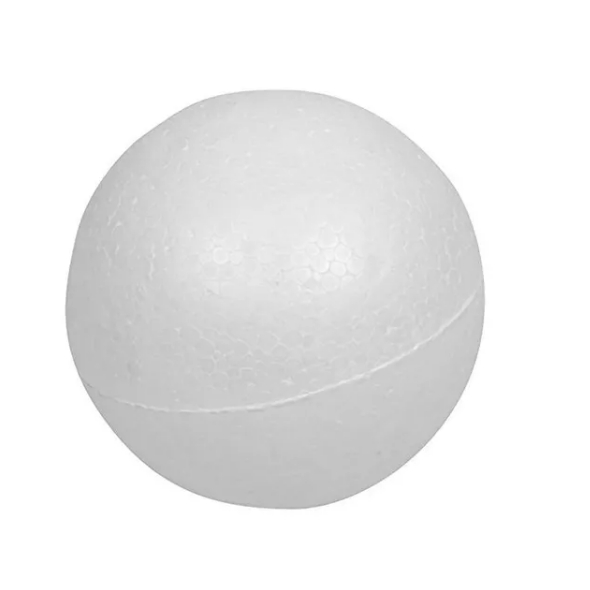 Bola de Isopor 80mm maciças com 10 bolinhas (8cm)