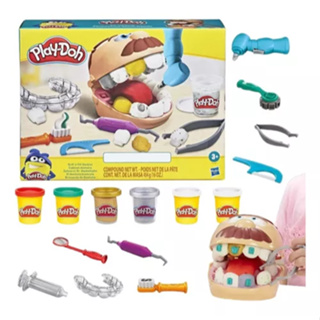 Conjunto Brincando De Dentista Massinha Play Doh Com 16 Peças  – Hasbro em Oferta na Shopee