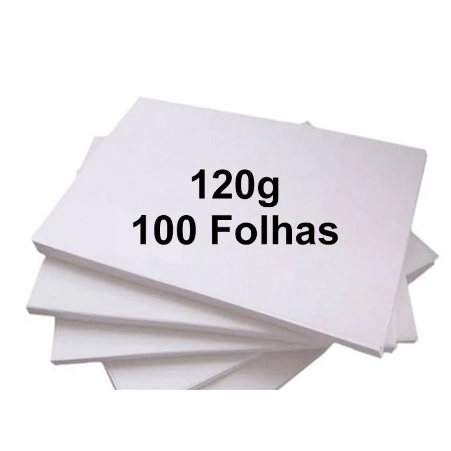 Papel Offset A4 120g Branco - 100 Folhas - MASTERPRINT