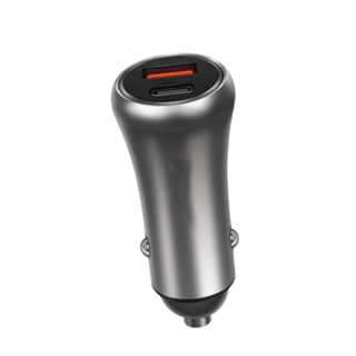 H'maston L08 Carregador Celular Carro Automotivo Tomada USB Veicular Rápido Turbo 45w Dupla Saída em Oferta na Shopee