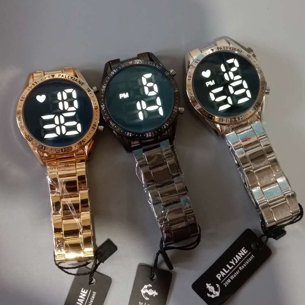 Relógios Femininos Relógio PALLYJANE e GUKE Digital LED Feminino Relógio à prova d'água em Oferta na Shopee