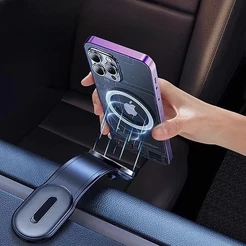 Suporte de telefone para carro 2 em 1 com carregamento sem fio J8