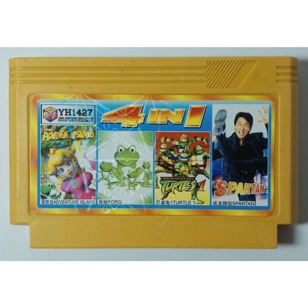 Adventure Island 4 in 1 - Cartucho NES Nintendinho 8 bits Nintendo jogos 60 pinos