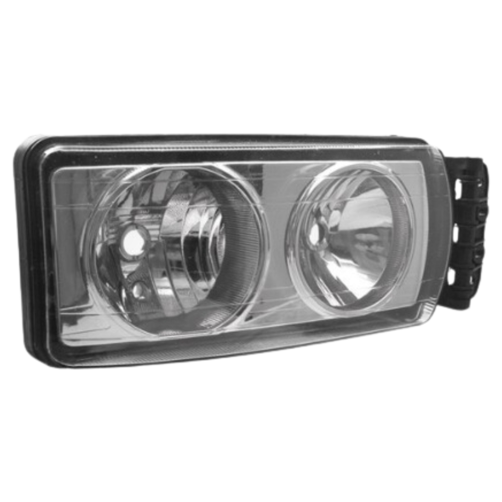 FAROL LADO DIREITO H7 H7 VIDRO MASCARA CROMADA STRALIS TECTOR CURSOR TRAKKER 10>