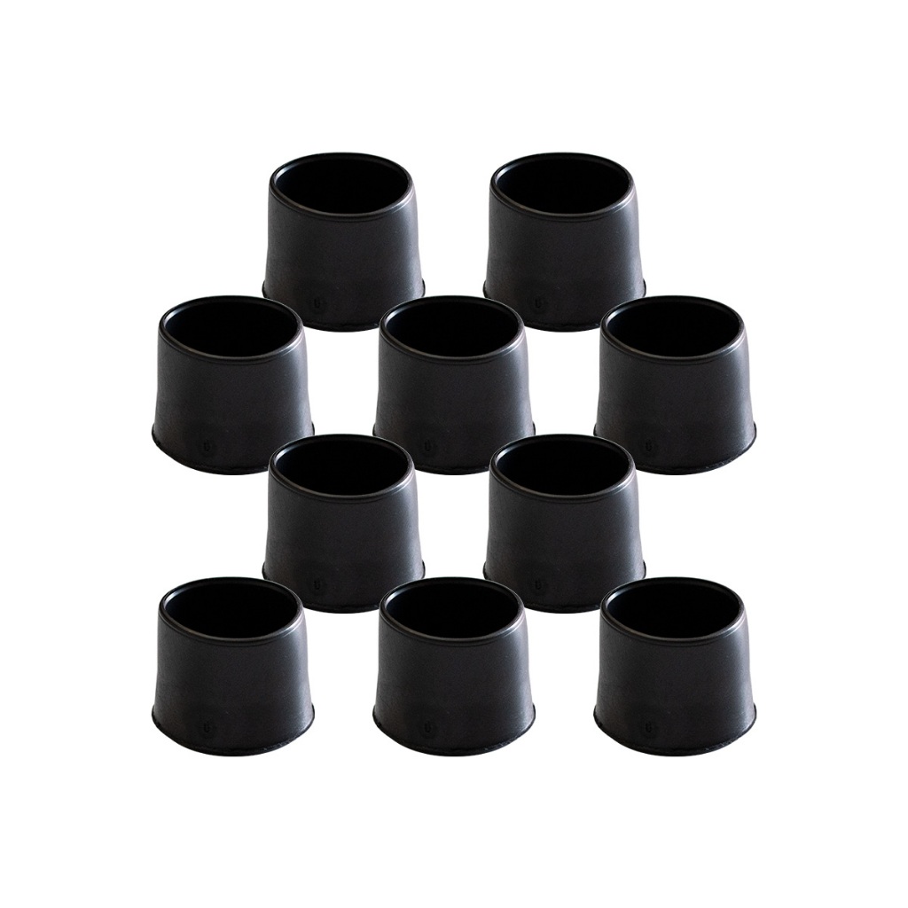 Ponteira Protetora Pe Cadeira Tubular 3,3cm 1 1/4 Pvc 12 Uni