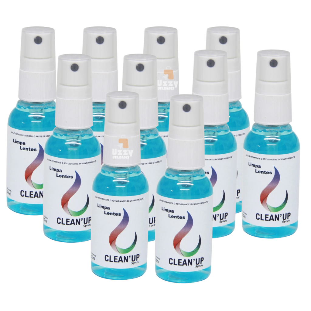 Limpa Lentes 50ml Para Limpeza De Óculos Lentes Tela Tv Celular Notebook computador camera