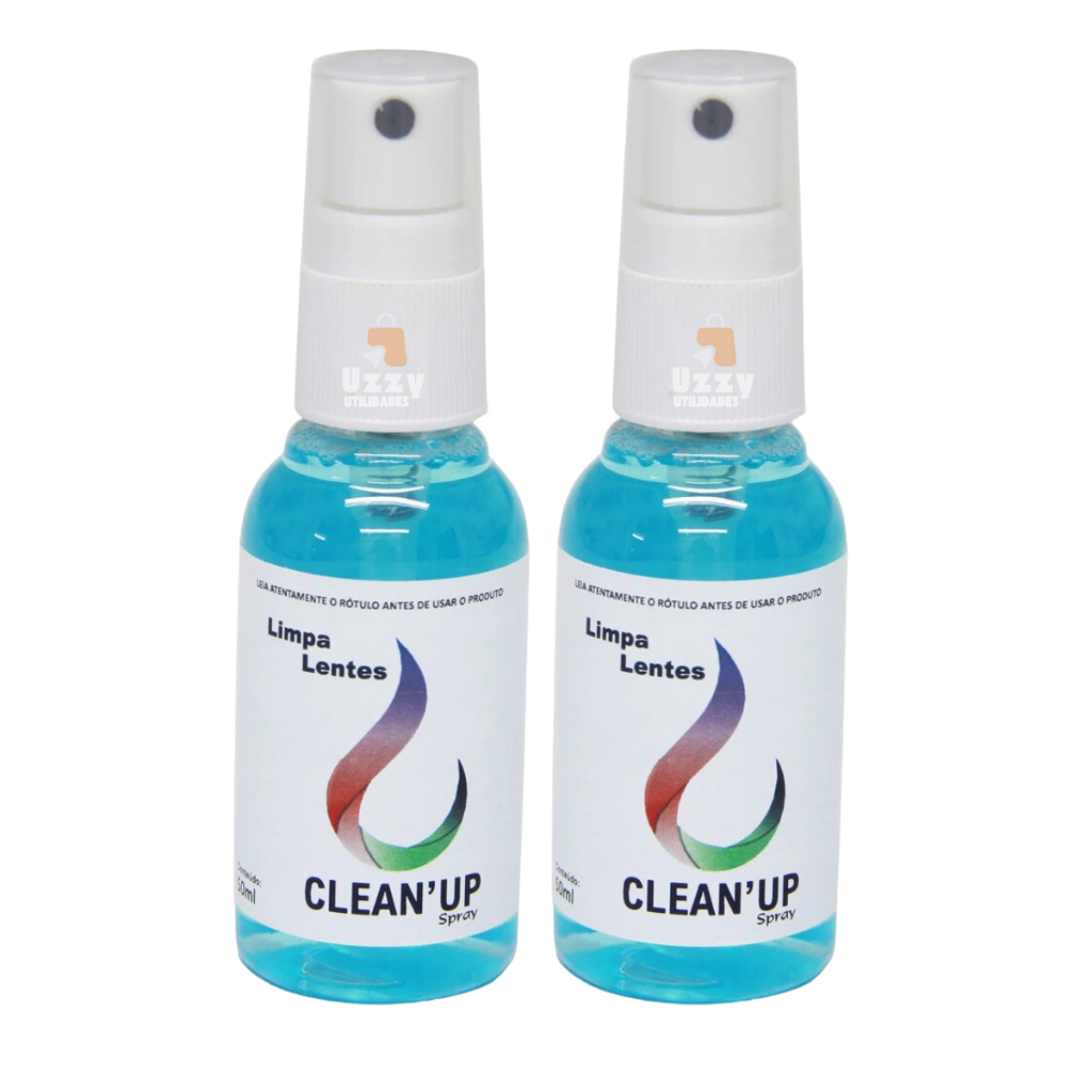 2 Spray Para Limpeza De Óculos Lentes Tela Tv Celular Notebook computador camera 50 ML