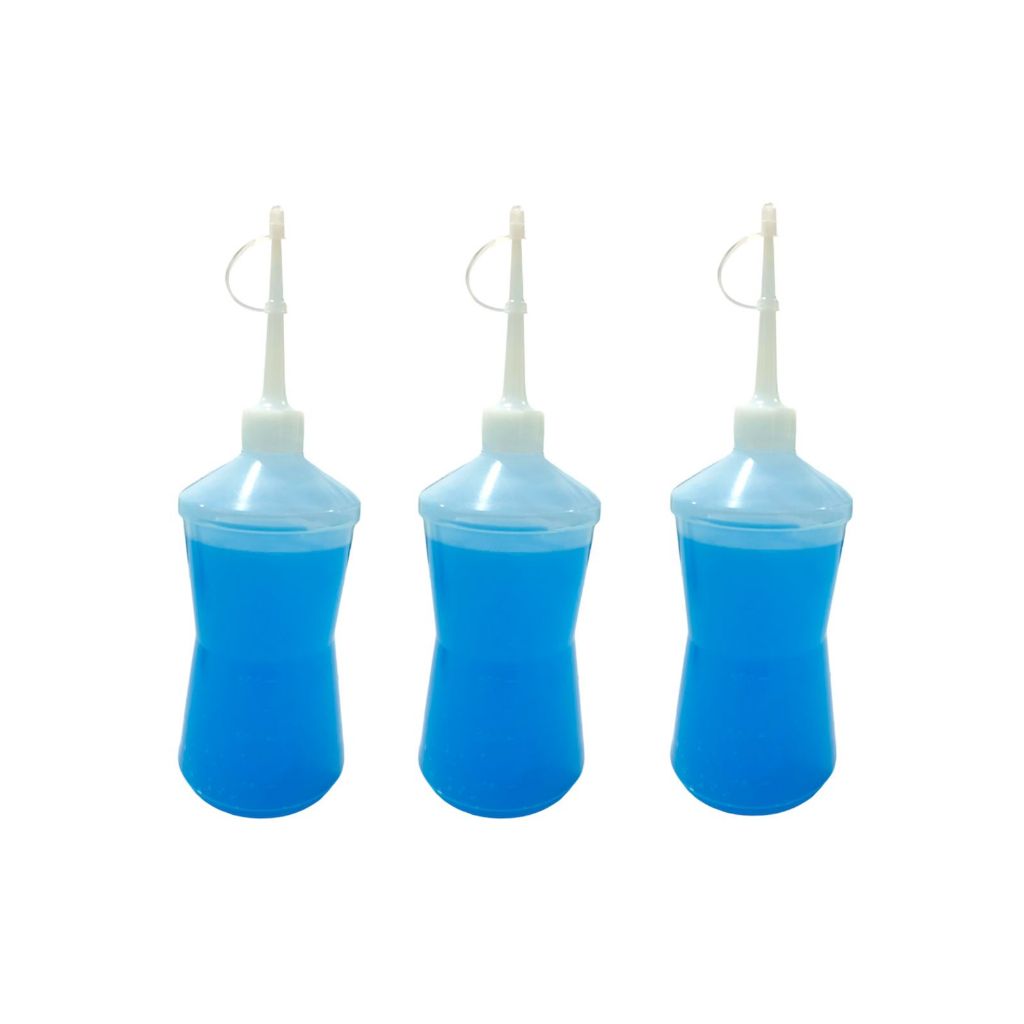 Frasco Almotolia Bico Reto 500ml ou 250ml Graduado - Kit com 3 Frasco