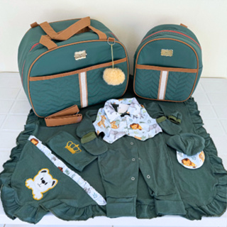 Kit Bolsa Mala Maternidade com Saída Maternidade e Manta de Bebê em Oferta na Shopee