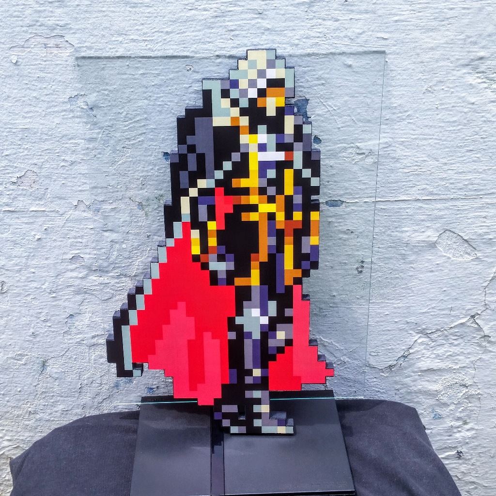 Castlevania: Symphony Of The Night Pixel Art Alucard parede