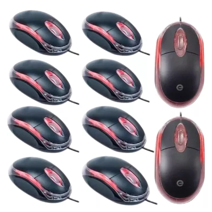 mouse optico usb 2.0  1000dpi ms-9 mouze com fio NÃO  gamer  mause Com Fio Usb Wired Gaming Pc  Led Usb Plug & Play Fio