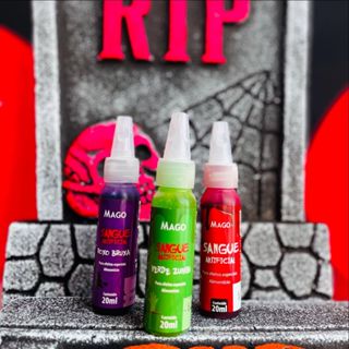 Corante Sangue Artificial Alimentício Efeitos Especiais Halloween 20ml Mago em Oferta na Shopee