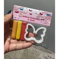 Kit Personalizado Festa Infantil Lembrancinha Massinha + Molde - Escolha o seu Tema
