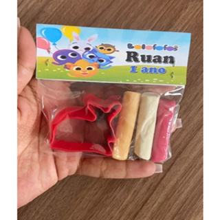 Kit Personalizado para Festa Infantil Lembrancinha Massinha + Molde - Escolha o Tema em Oferta na Shopee