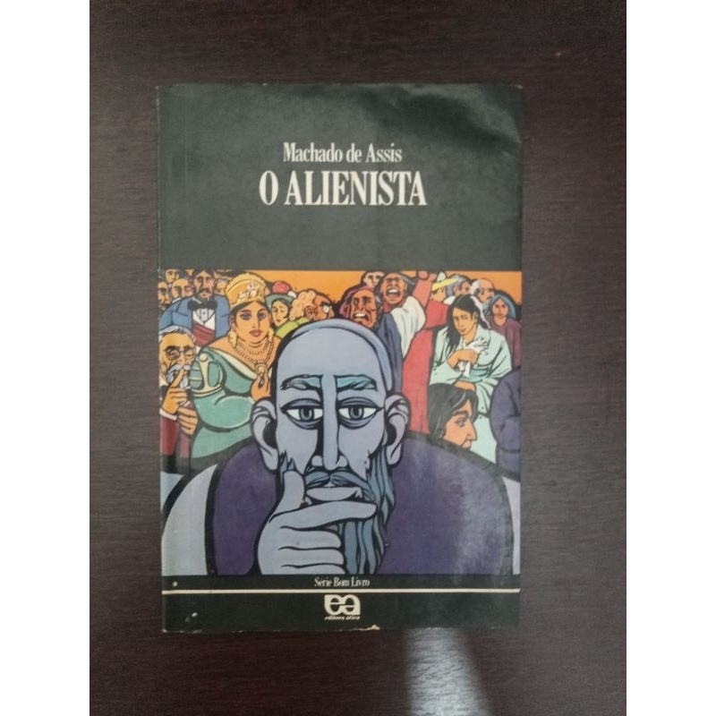 livro O Alienista de Machado de Assis edição 20 de 1991 com suplemento de trabalho frete grátis cupom shoppe