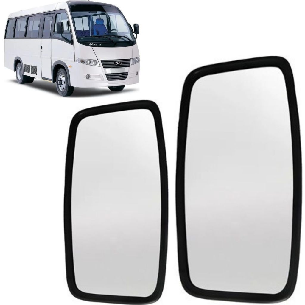 ESPELHO RETROVISOR EXTERNO MICRO ONIBUS NEOBUS BEPOBUS VOLARE W8 V6 V7 V8 A5 A6 2UN