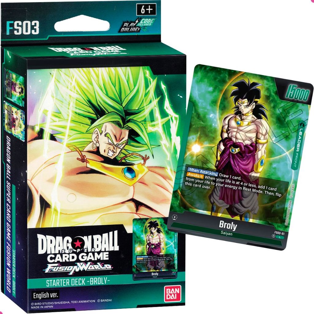 Dragon Ball Super Card Game Starter Deck FS03 Broly Inglês